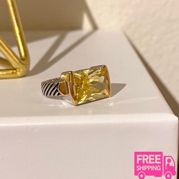 Faux Canary Ring - Picture 1 of 5